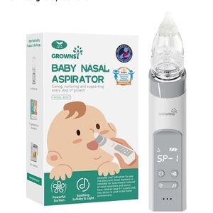 NEW GROWNSY Nasal Baby Aspirator Electric Baby Nose Sucker